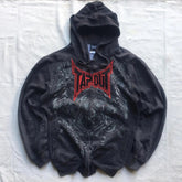 Hearujoy  Streetwear Men Women Clothes Zipper Hoodie Y2K Sweatshirt Hip Hop Letter Embroidery Jacket Retro Pattern Oversized Hoodie